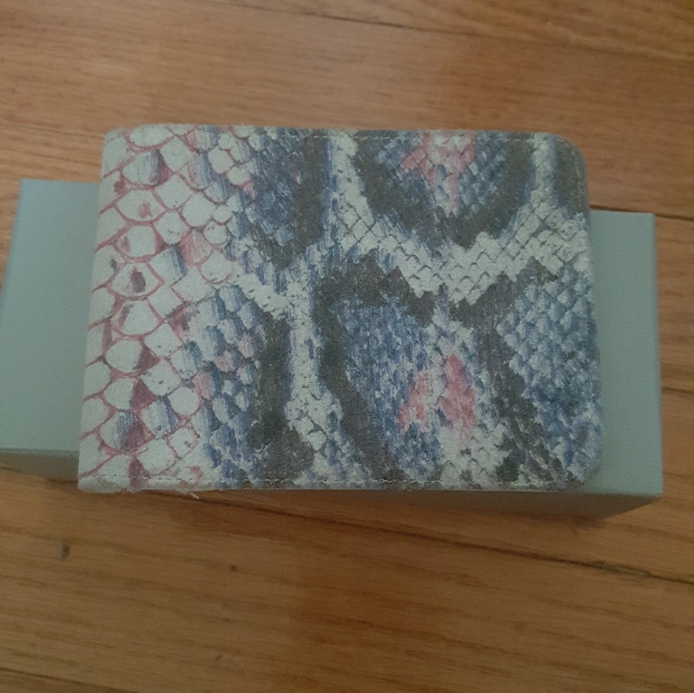 Maison Margiela Snake Suede Leather Wallet
